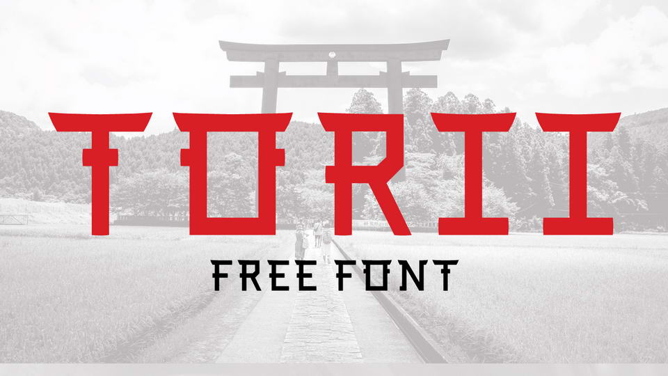 
Torii: A Free Font Inspired by Japanese Culture