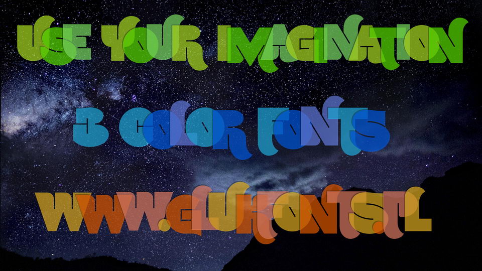 

Use Your Imagination Font - Three Distinct Styles