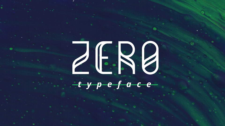 
Zero: A Free Sans Serif Display Typographic System