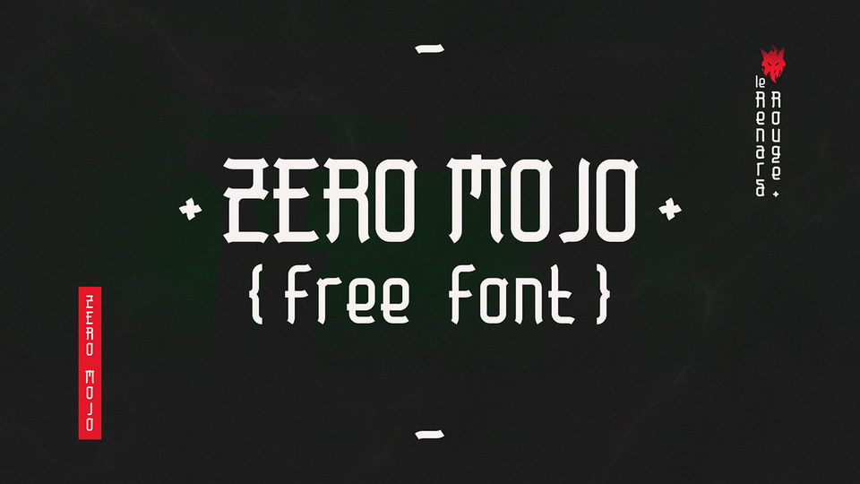
Zero Mojo: An Authentic Free Font Inspired by Traditional Japanese Architecture