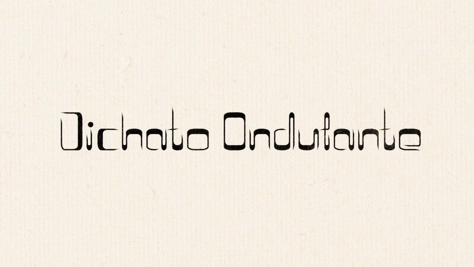 

Dichato: A Typeface Inspired By Its Namesake, Dichato, Chile