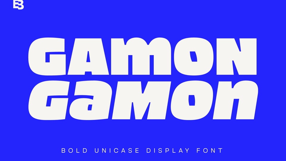 

Gamon: A Bold and Edgy Font for Graphic Design Projects