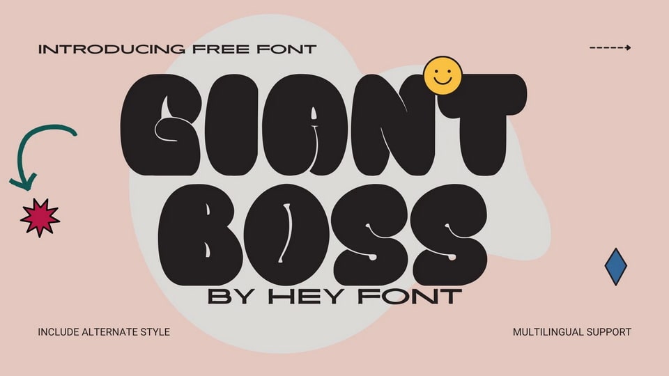 Giant Boss Font: A Bold and Free-Style Typeface for Your Creative Projects