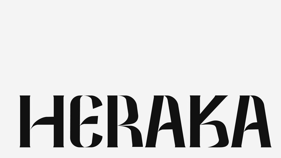 

Heraka: An Attractive and Versatile Modern Display Font