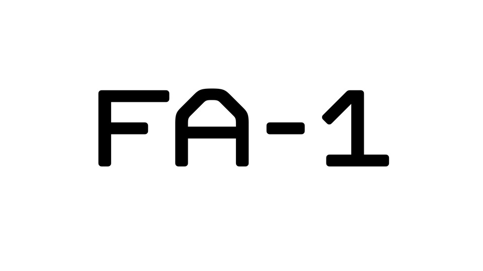  FA-1: A New Typeface Inspired by F56 for Futuristic Designs