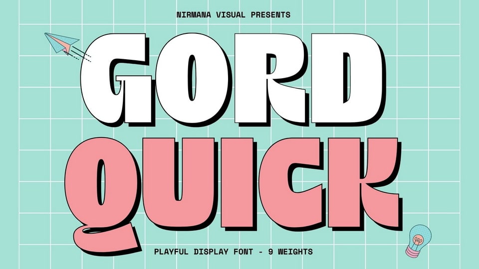 Gord Quick: Bold and Powerful Display Font for Attention-Grabbing Projects