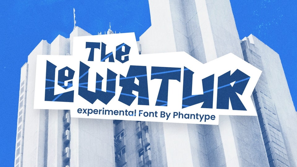 Lewatur: Font for Making a Bold Statement