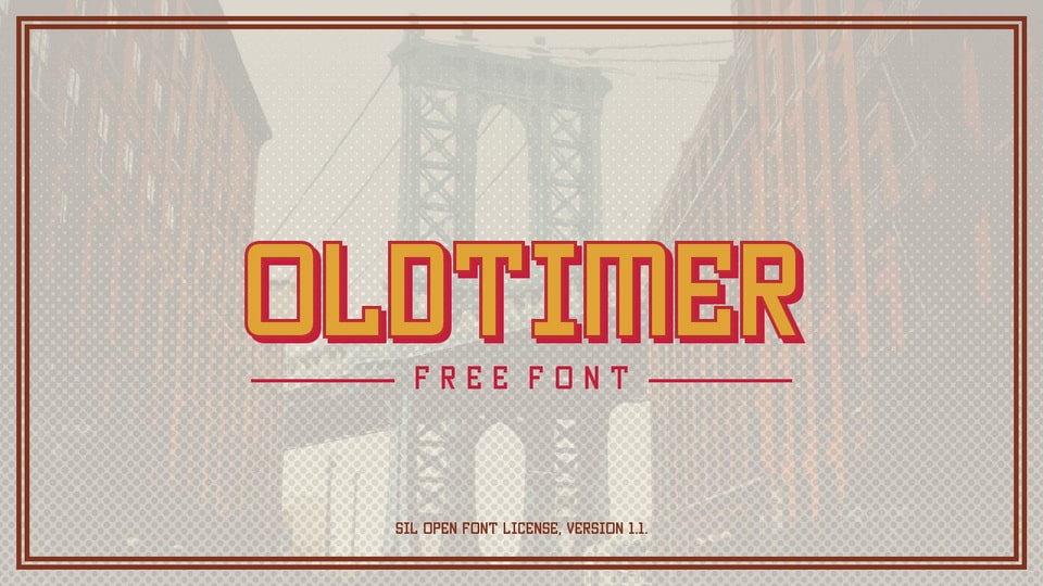 Oldtimer: A Versatile and Stylish Sans Serif Font with Retro-Inspired Design