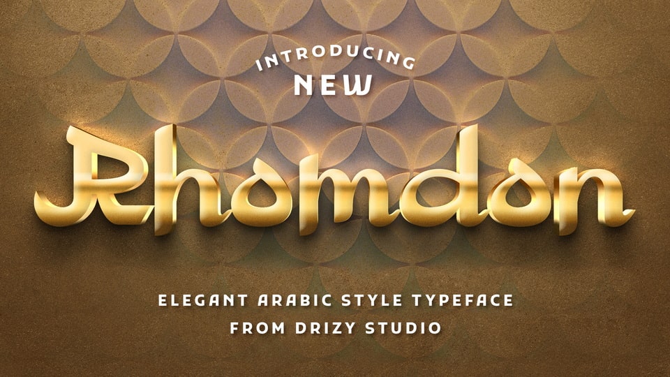 Discover the Elegance and Versatility of Rhomdon: Arabic Font for Modern and Classic Projects