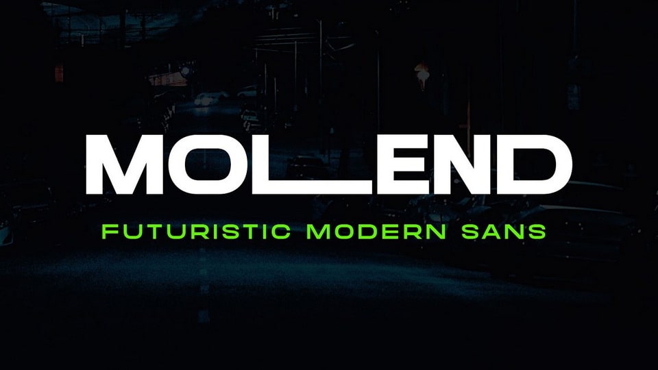 Molend: An Exceptional Display Font with Endless Possibilities for Exclusive Designs