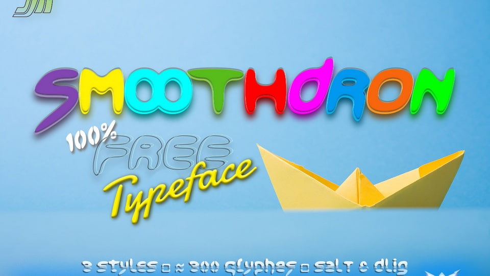 Smoothdron: A Cheerful and Whimsical Font for Headings and Showcasing