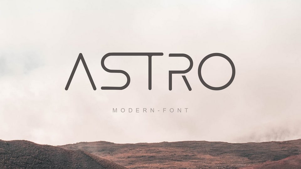Astro: A Sleek and Stylish Sans Serif Font Crafted with the Golden Ratio Technique