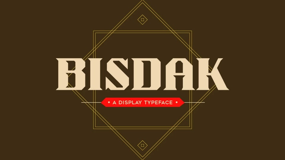 Bisdak: A Daring Display Typeface Inspired by Cebu City and the Bisayang Dako Community of the Philippines
