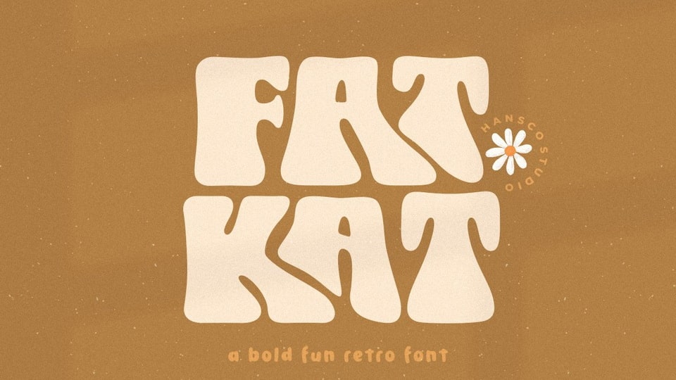 Fat Kat Font: A Playful Retro Serif Typeface with a Contemporary Vibe