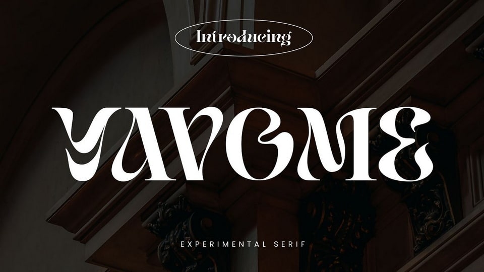  Yavome: A Distinctive Serif Display Font with Innovative Shapes and Modern Twist