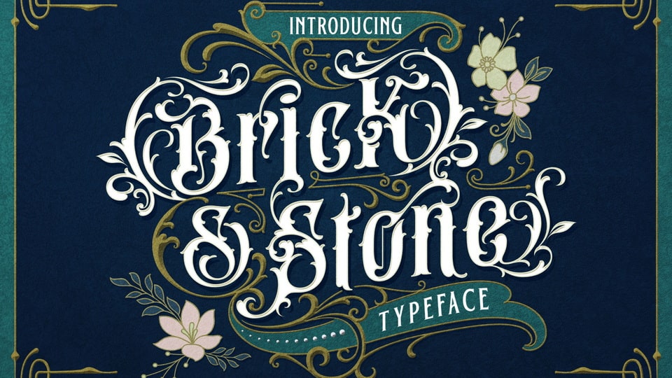 Brick Stone Typeface: Timeless Elegance and Artistic Flair