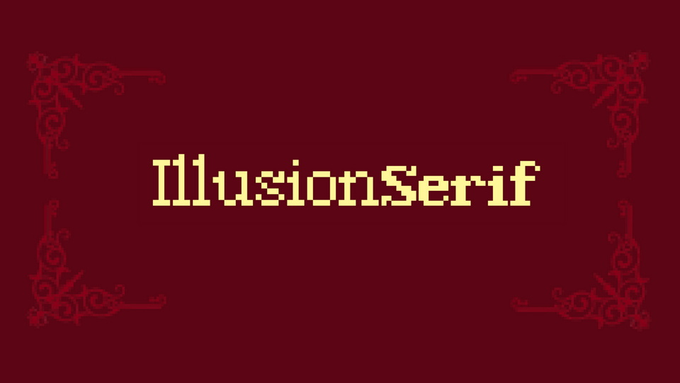 Illusion Serif Typeface