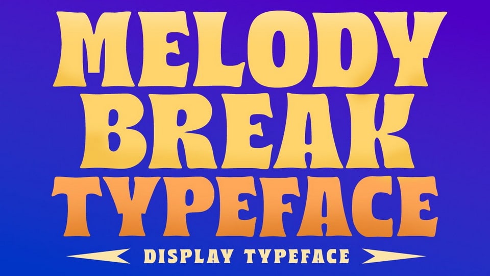 Melody Break: A Delightful Display Font Infusing Playful Spirit and Timeless Elegance