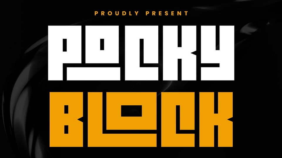 Pocky Block: A Stylish Font for Sports, Adventure, and Futuristic Concepts