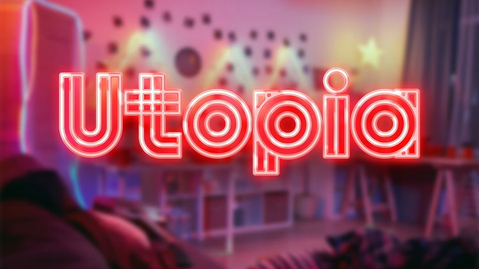Utopia: A Geometric Font with Retro Flair