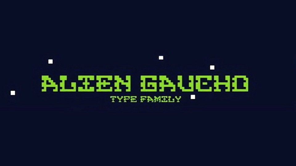 Alien Gaucho: A Pixelated Fusion of Western and Extraterrestrial Aesthetics