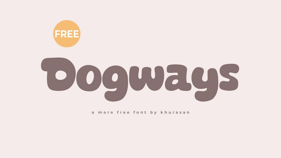Dogways: A Charming and Playful Cartoon Font
