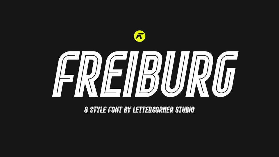 Freiburg: A Condensed Sport Typeface