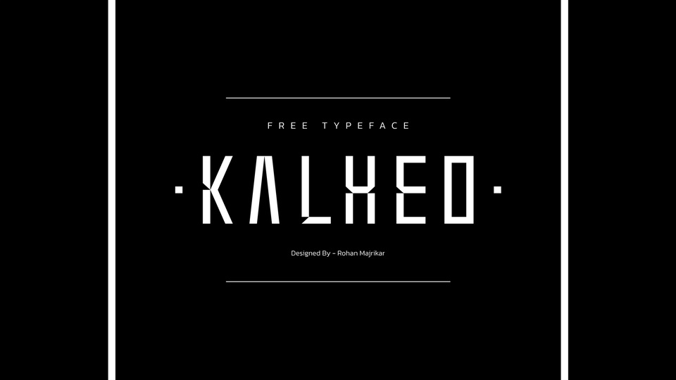 Kalheo: A Geometrically Aligned Font