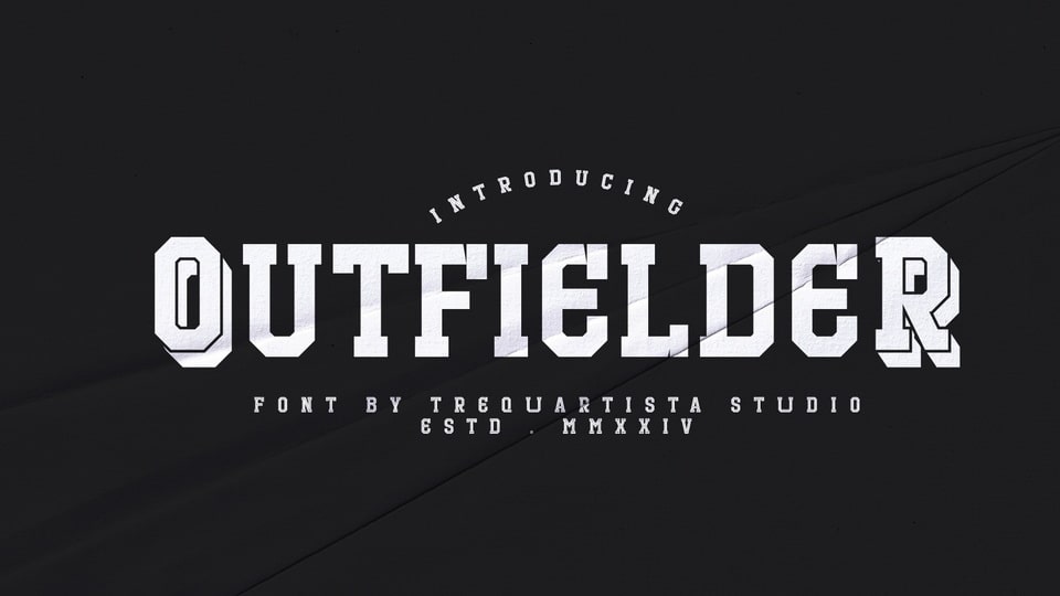 Outfielder: A Sporty Font for Baseball and Rugby