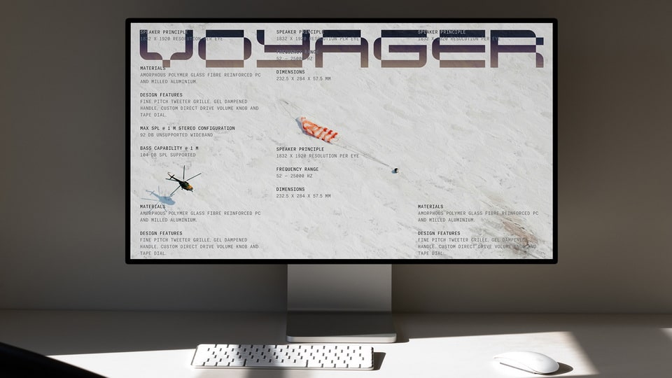 Voyager: A Cosmic Font for Sci-Fi and Space Exploration