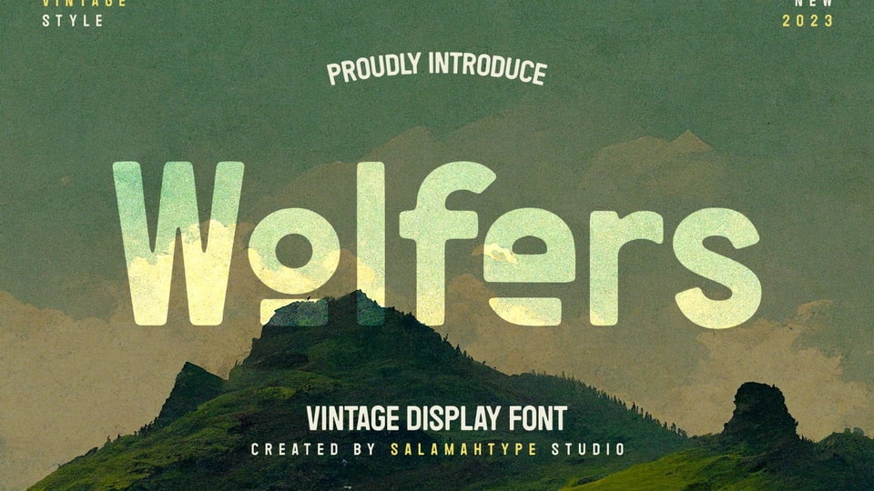 Wolfers: A Vintage-Inspired Font for Your Creative Projects