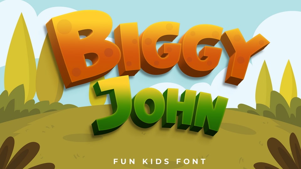 Biggy John: A Playful and Captivating Cartoon Font