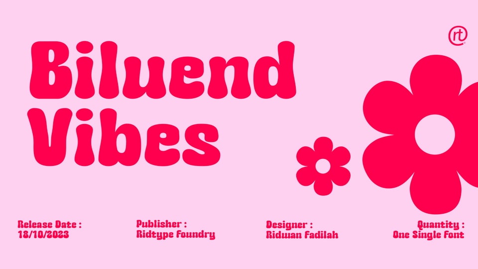 Biluend Vibes: A Summer-Inspired Font