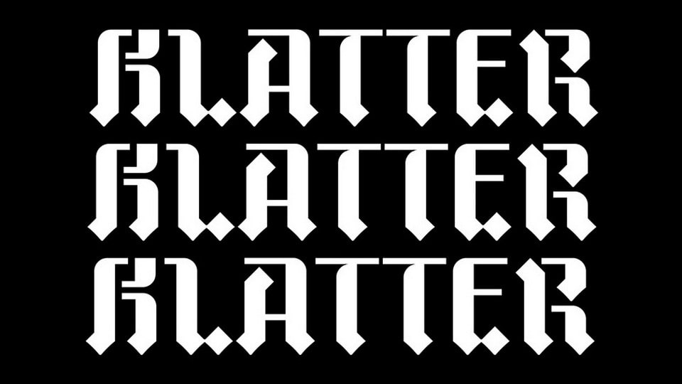 Blatter Typeface: Where Modern Meets Blackletter