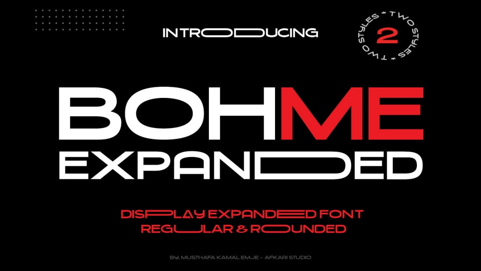 Bohme Expanded: A Bold and Expansive Display Font