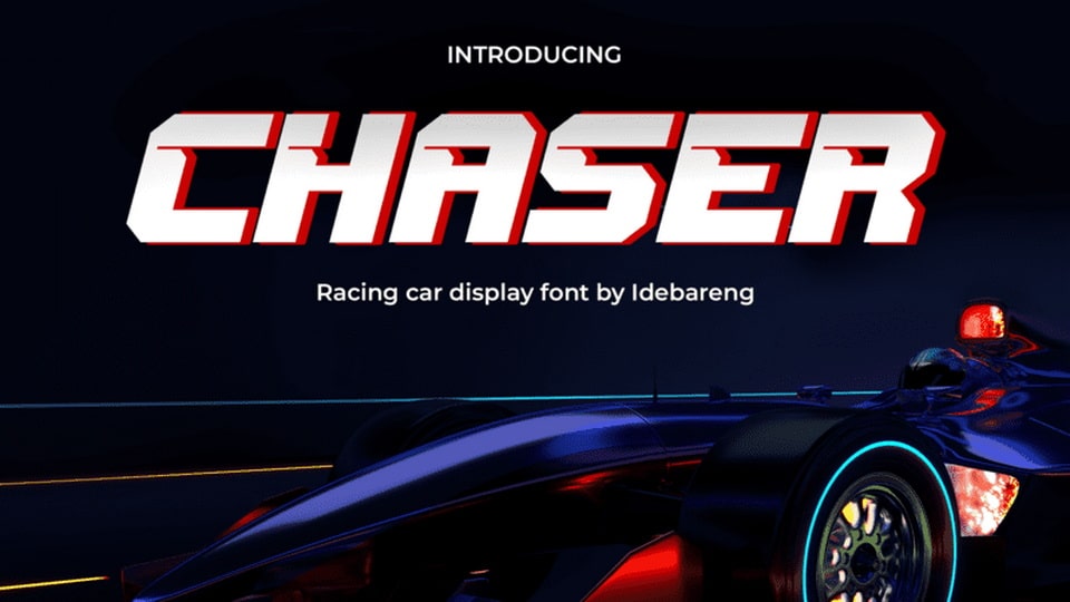 Chaser: The Racing Car Display Font