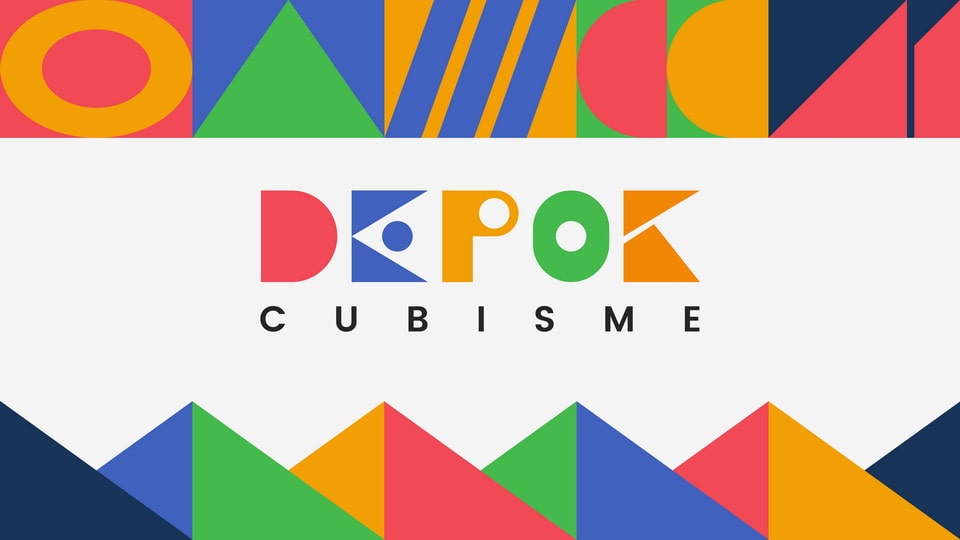Depok Cubisme: A Geometric Display Font Inspired by Indonesia