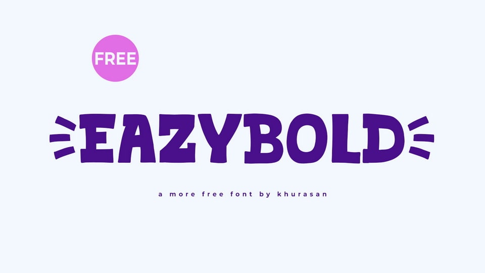 Eazybold: A Bold and Playful Cartoon Font