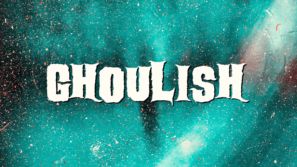Ghoulish Font: A Ghostly Design Element