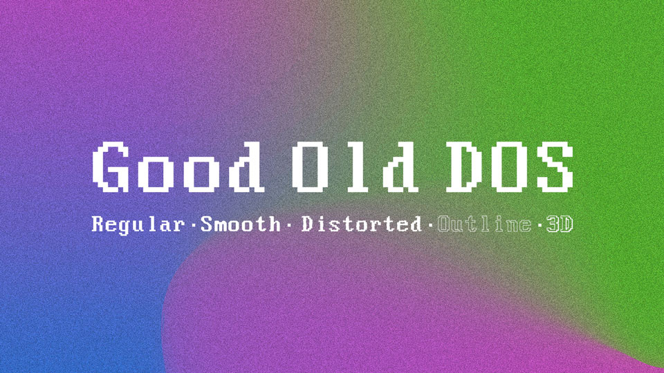 Good Old DOS: A Modern Take on a Classic Font
