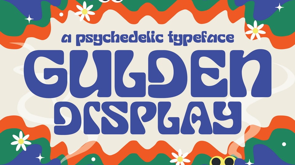 Gulden Display: A Psychedelic Font for Trippy Designs