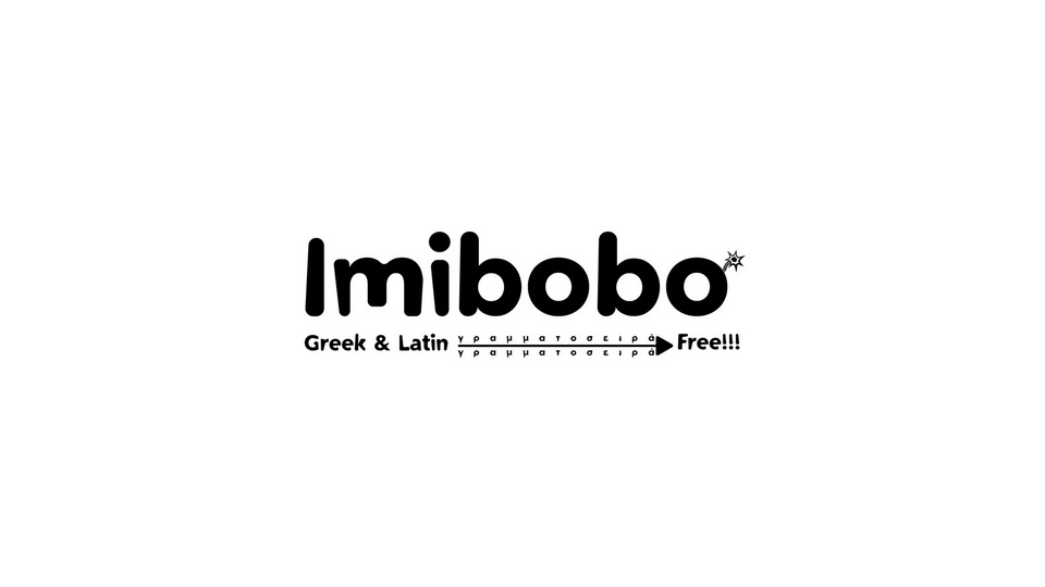 Imibobo Font: Playful Boldness and Cheerful Charm