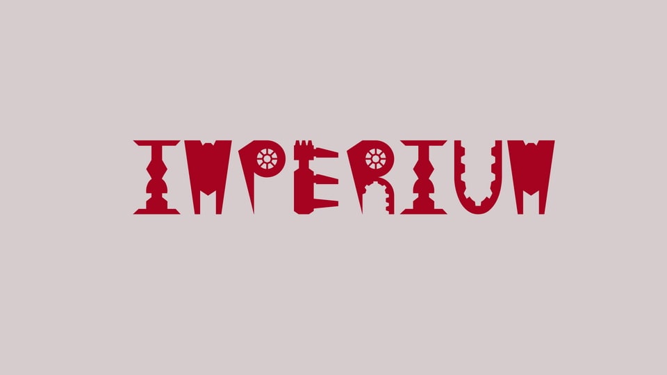 Imperium Typeface: A Design Inspired by the Star Wars Universe