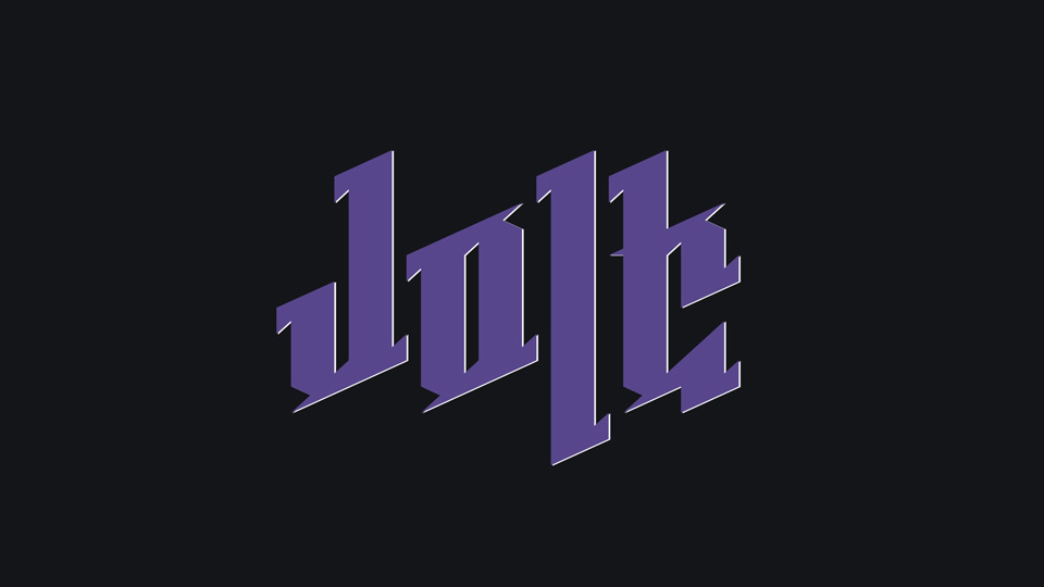 Jolt: Electrifying Blackletter Font with a Lightning Twist