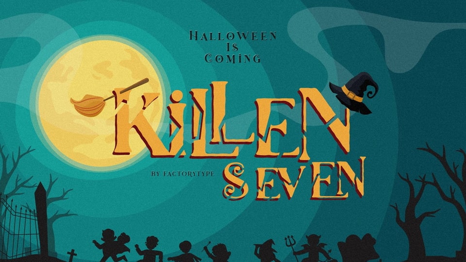 Killen Seven: A Spooky Font for Halloween Projects