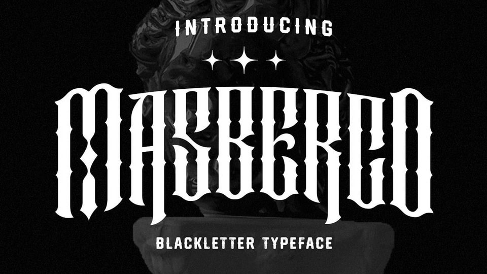 Masberco: A Dark & Elegant Blackletter Font