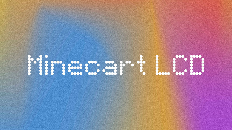 Minecart LCD: A Pixel-Perfect Retro Typeface