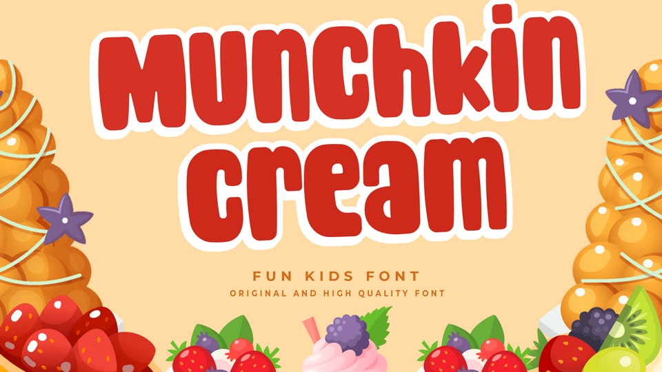 Munchkin Cream: The Ultimate Fun Kids Font