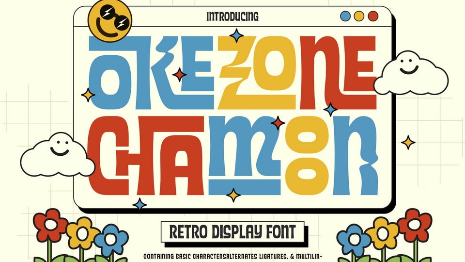 Okezone Chamoon: A Groovy Font with Retro Vibes