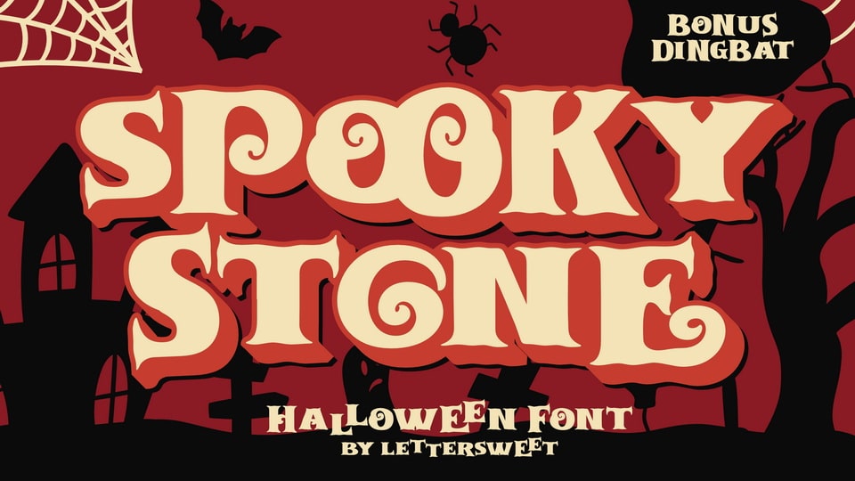 Spooky Stone: A Spooky Horror Font Duo